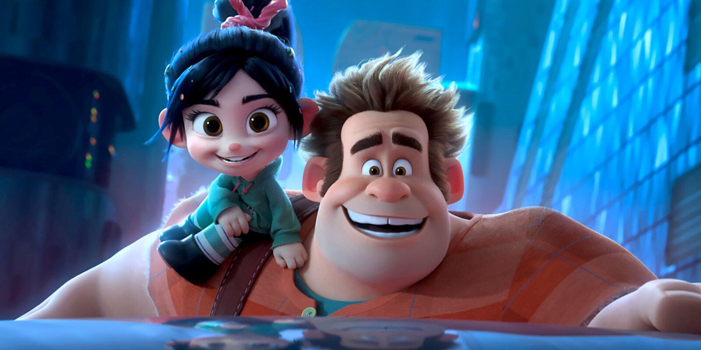 Wreck-It Ralph and Vanellope von Schweetz explore the World Wide Web in 'Ralph Breaks the Internet' (2018).