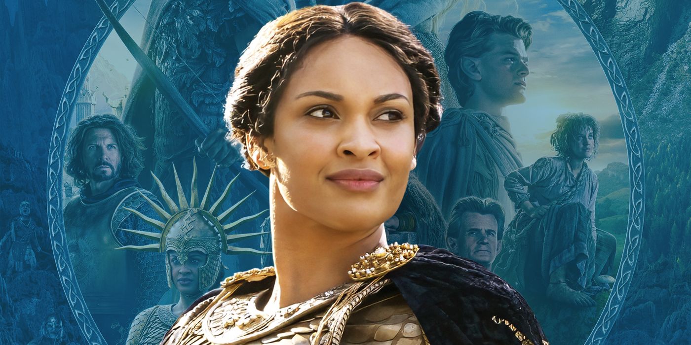 Custom image of Cynthia Addai-Robinson as her Rings of Power character