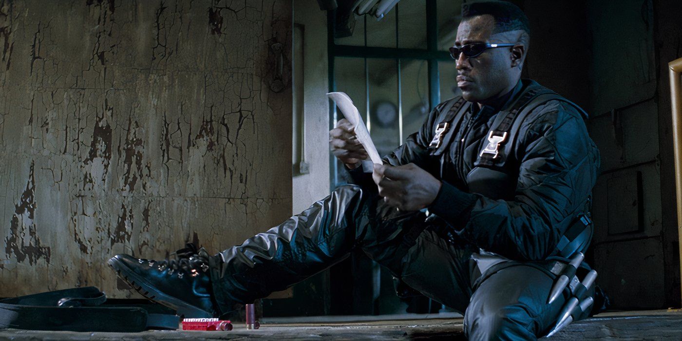 Wesley Snipes as Blade in Blade (1998)