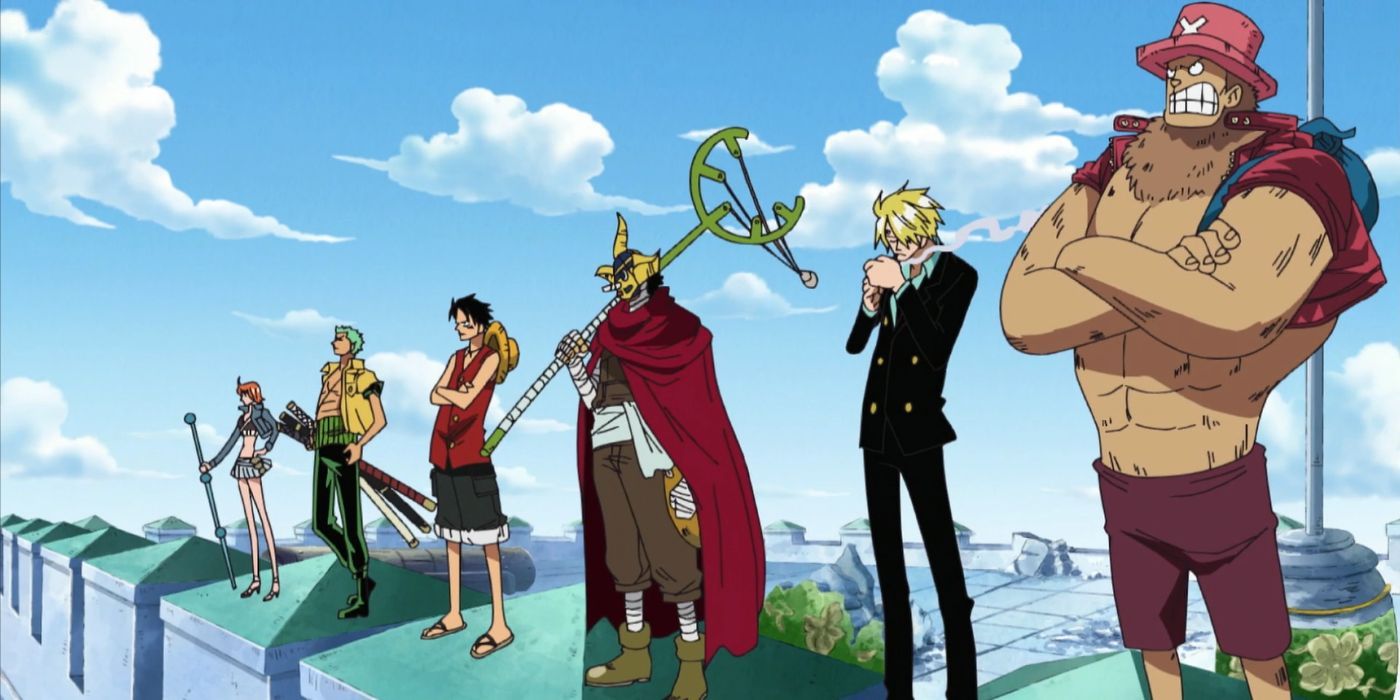 Straw_Hats_Stand_on_Courthouse in enies lobby in one piece