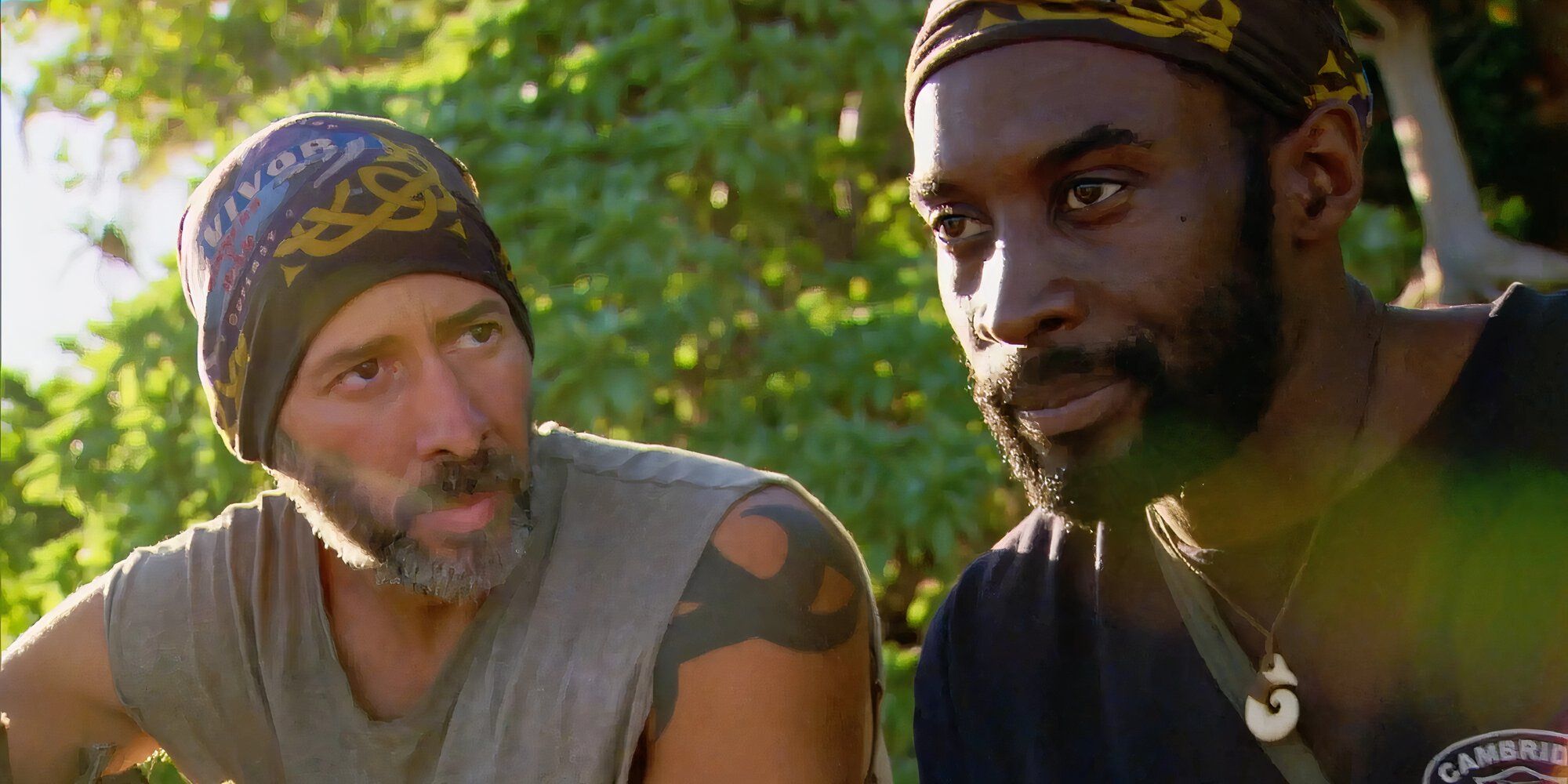 Tony Vlachos and Jeremy Collins in the Survivor: Winners at War episode "This is Extortion" 