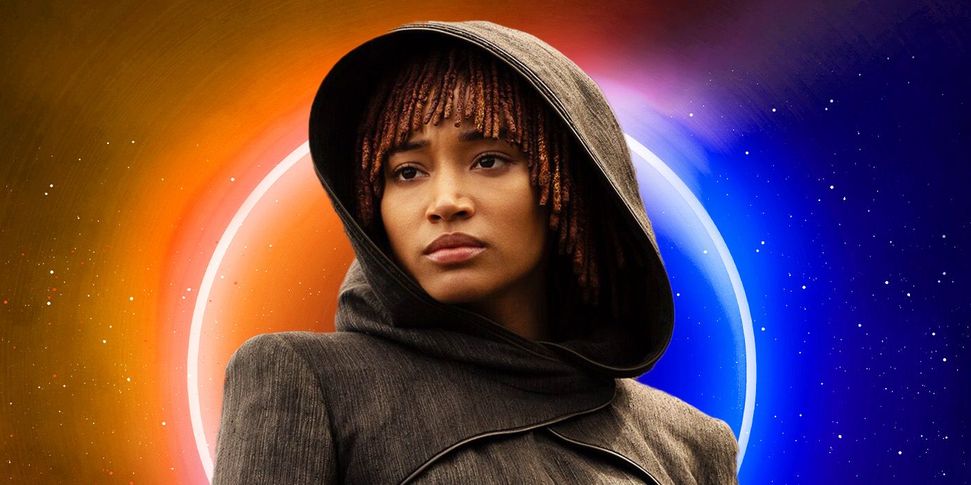 Amandla Stenberg as Osha in a custom image for The Acolyte