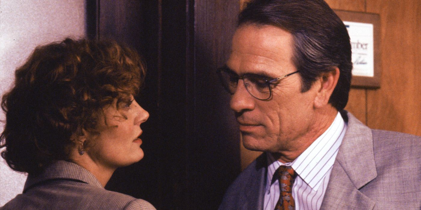 Tommy Lee Jones y Susan Sarandon en 