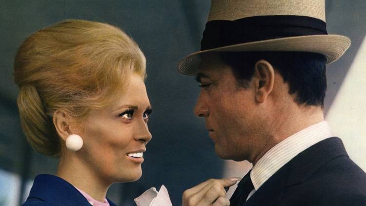 Steve McQueen e Faye Dunaway em The Thomas Crown Affair (1968)