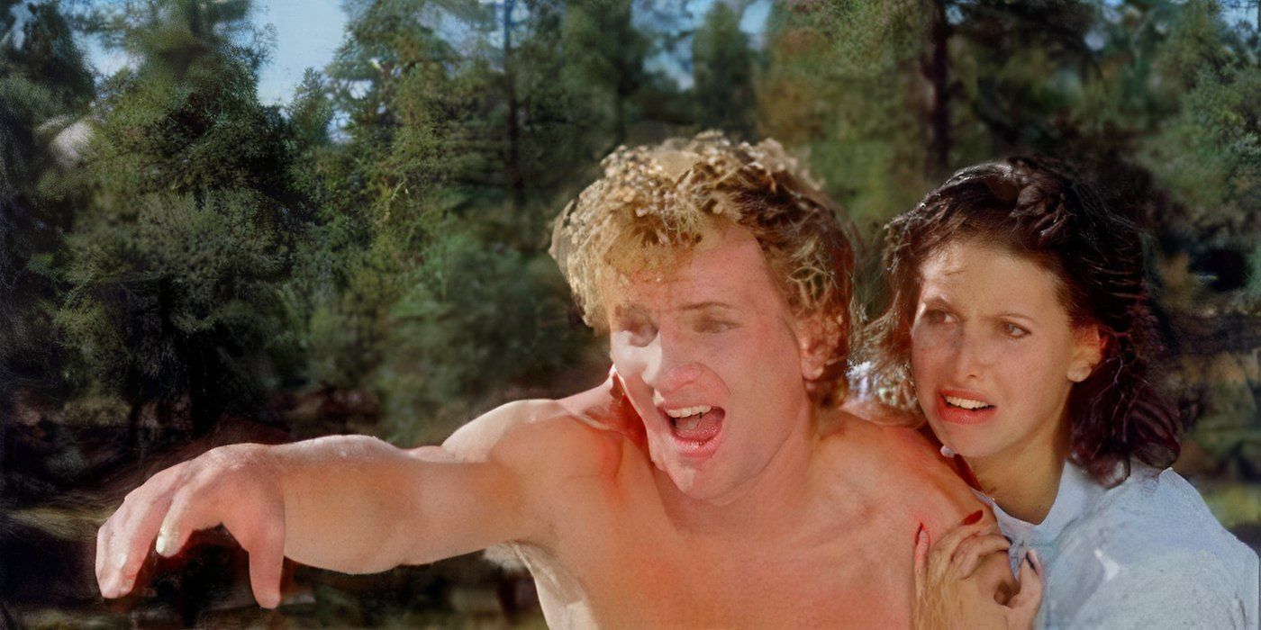 Two characters watch their friend die in Stephen King's novel. "The raft"