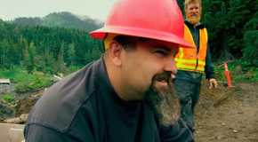 Todd Hoffman supervises a mining operation in Gold Rush.