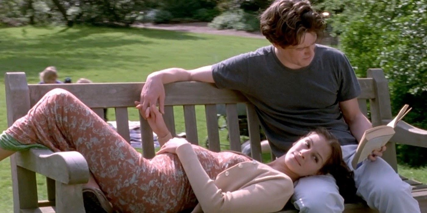 Julia Roberts and Hugh Grant at the end of Notting Hill