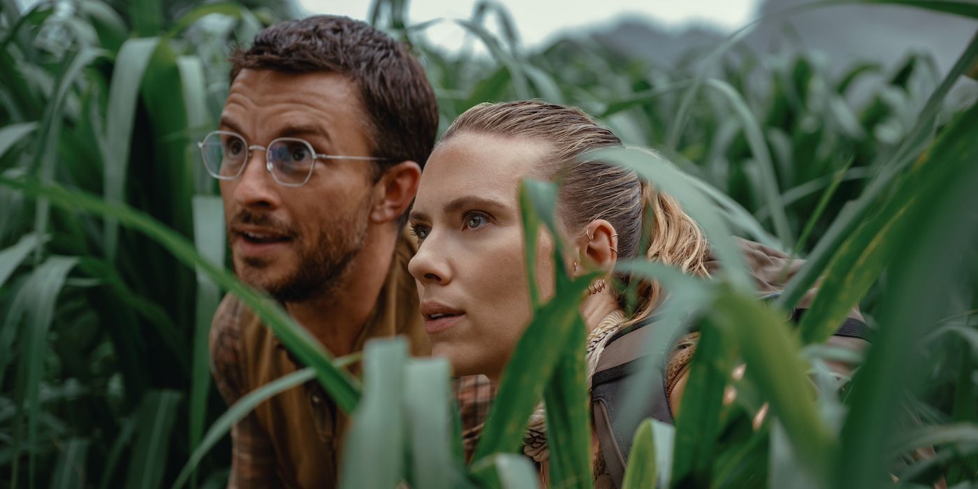 Scarlett Johannson and Jonathan Bailey in first look images for Jurassic World Rebirth