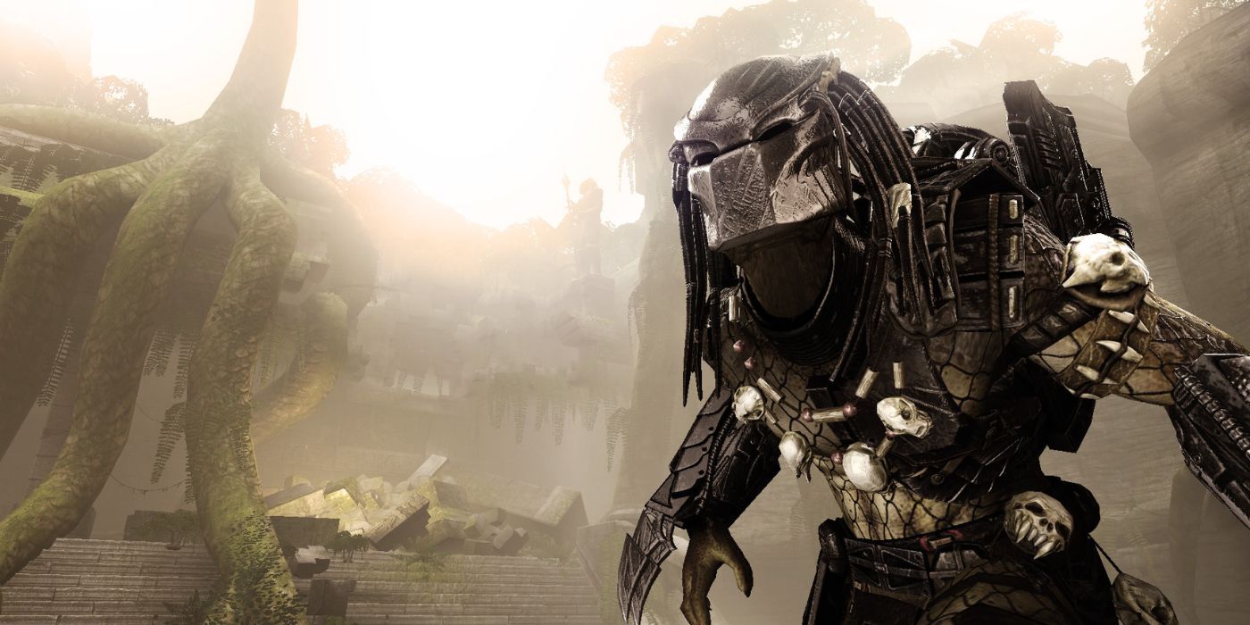 A predator in the 'Aliens vs Predator' video game