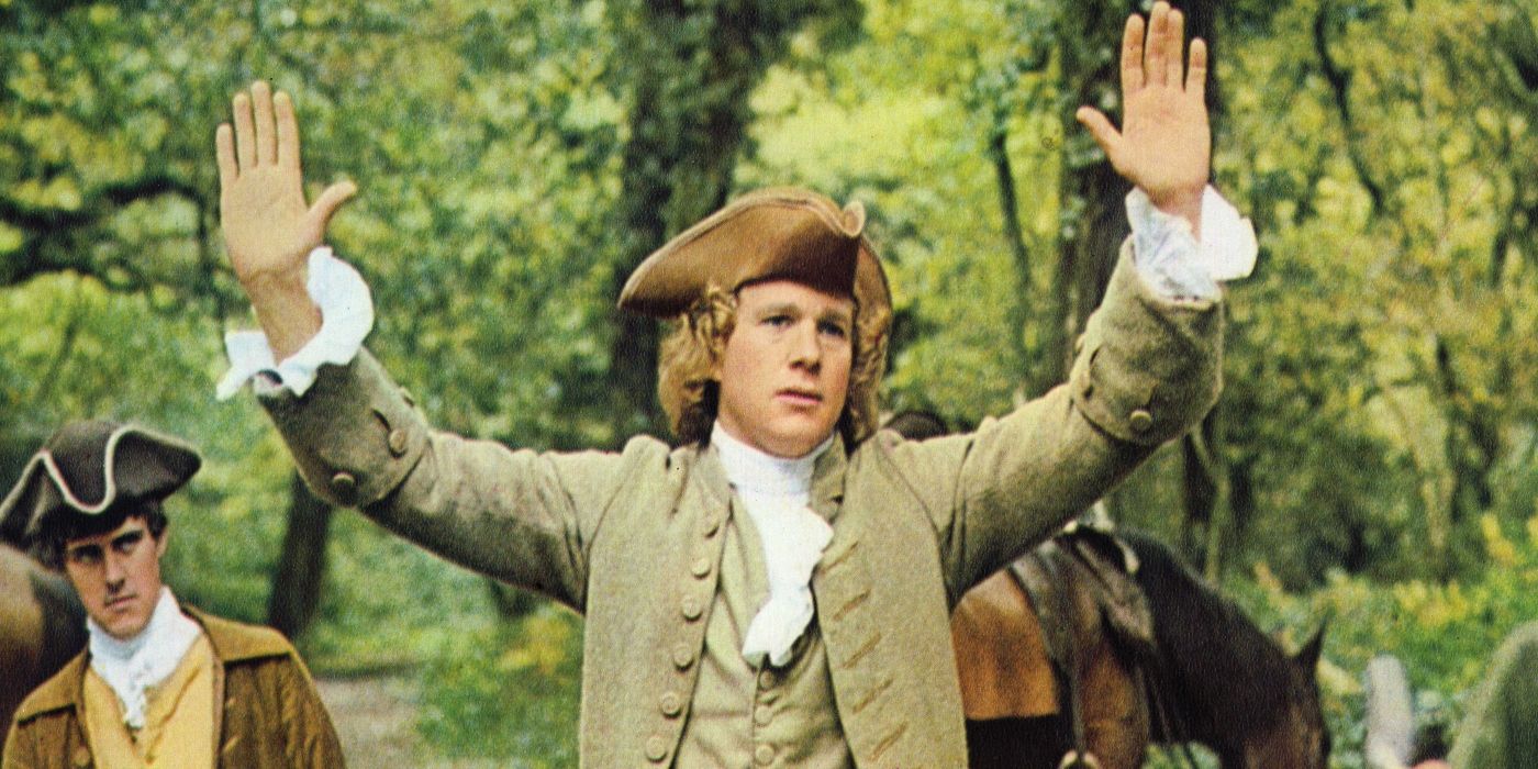 Barry Lyndon surrendering in Stanley Kubrick's Barry Lyndon