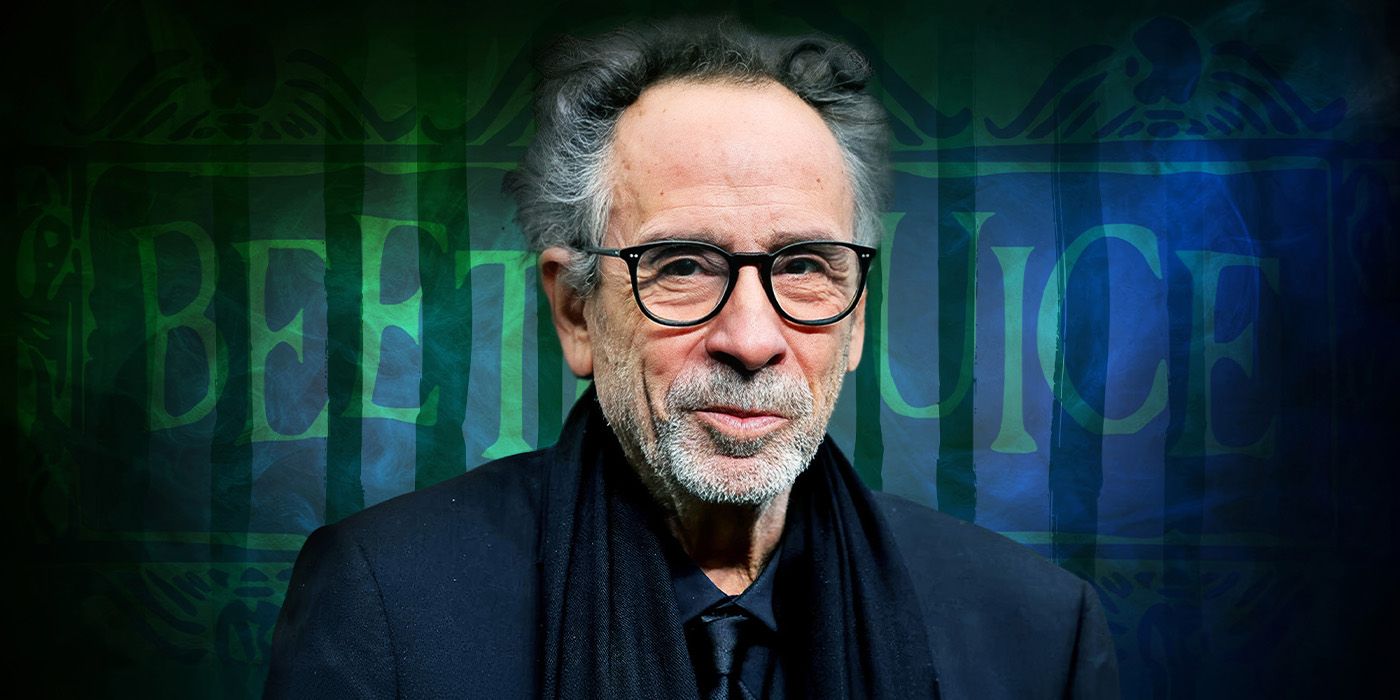 Custom image of Tim Burton for Beetlejuice Beetlejuice interview