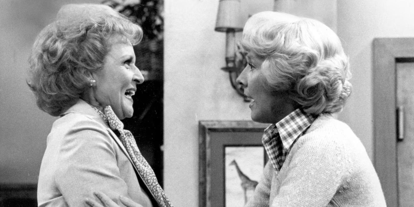 Betty White, left, and Georgia Engel in a scene from %22The Betty White Show%22