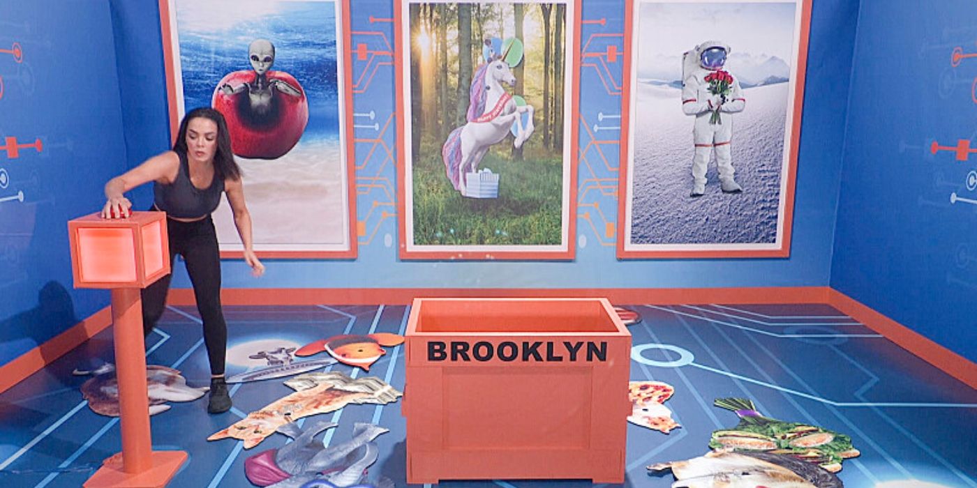 Brooklyn competes in the AI Arena on 'Big Brother 26.'