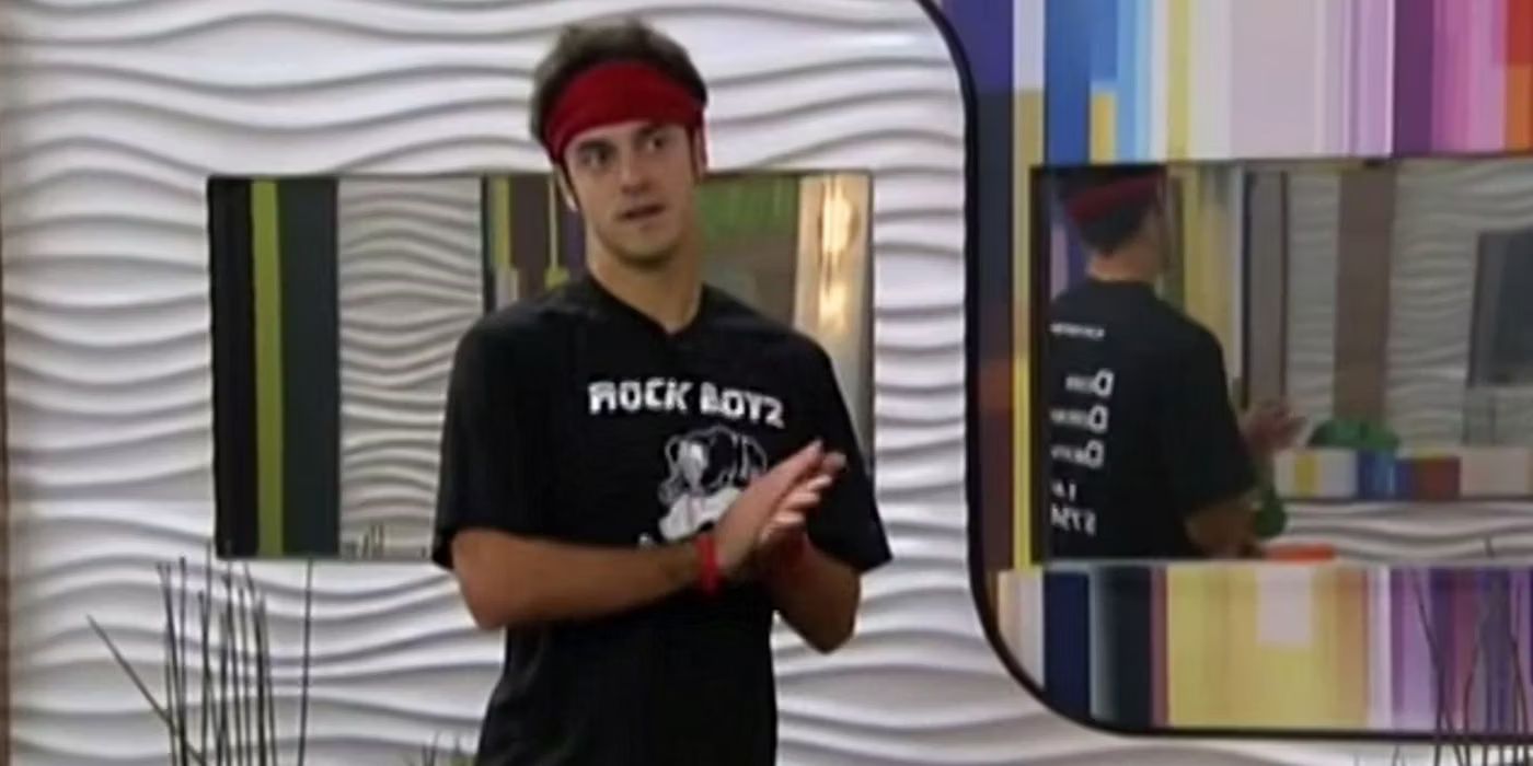 Dan Gheesling rubs his hands together and looks contemplative on &lsquo;Big Brother&rsquo;