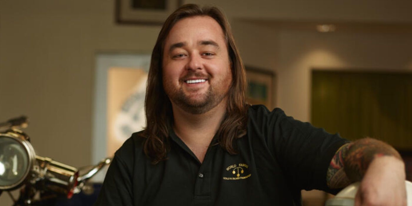 Chumlee Russell, smiling for his profile shot for Pawn Stars