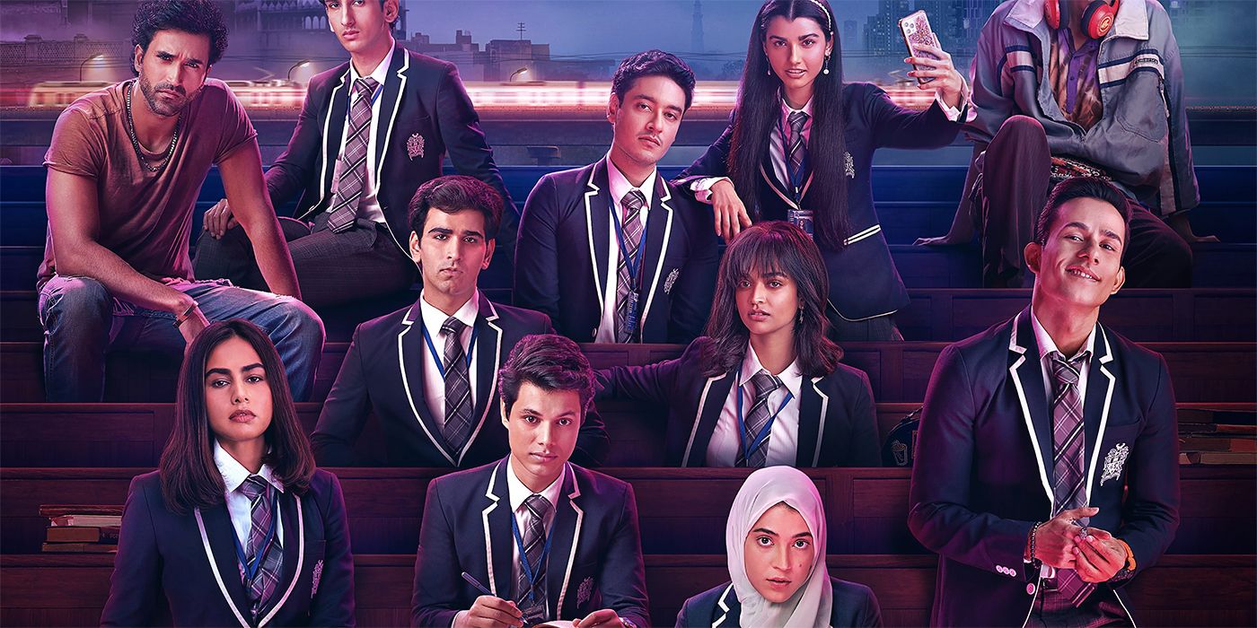 The cast of Class from their poster sitting together