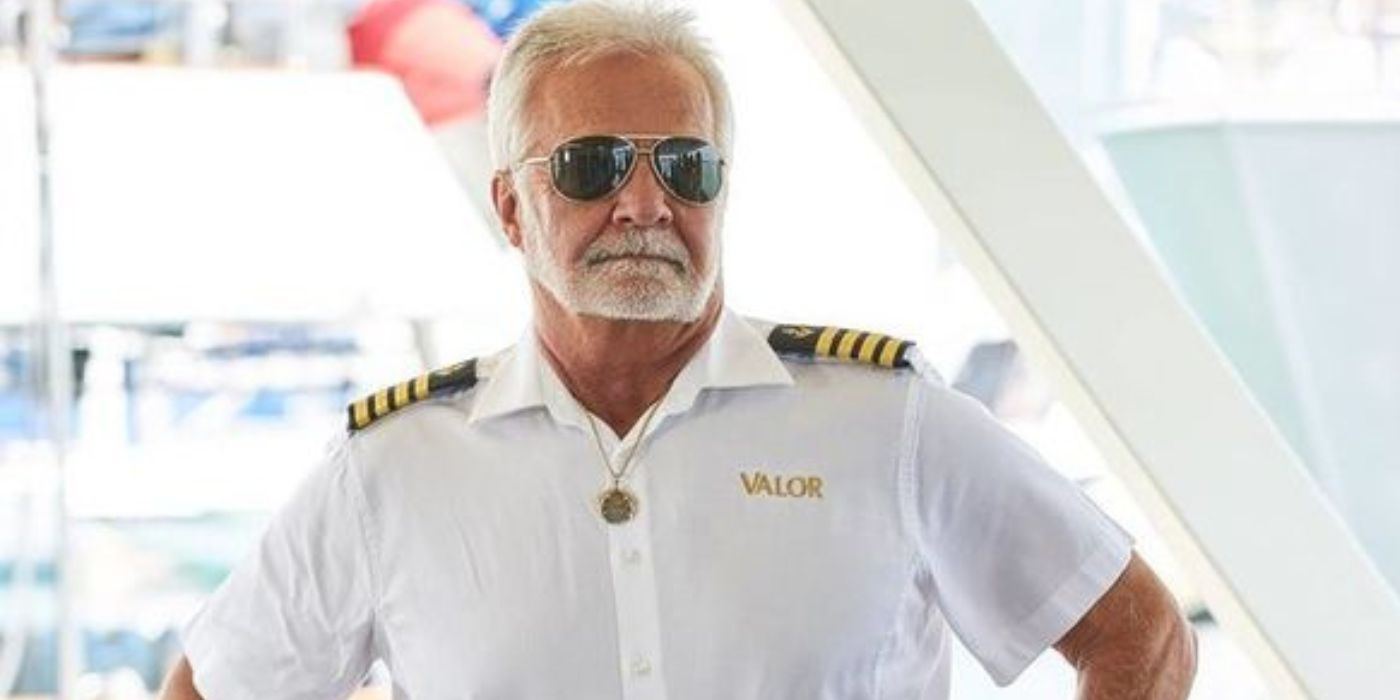 Captain Lee Rosbach during an episode of "Below Deck."