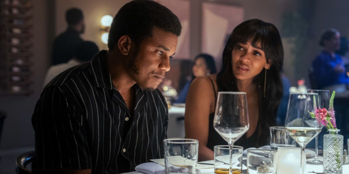 Cory Hardrict and Meagan Good in Divorce in the Black