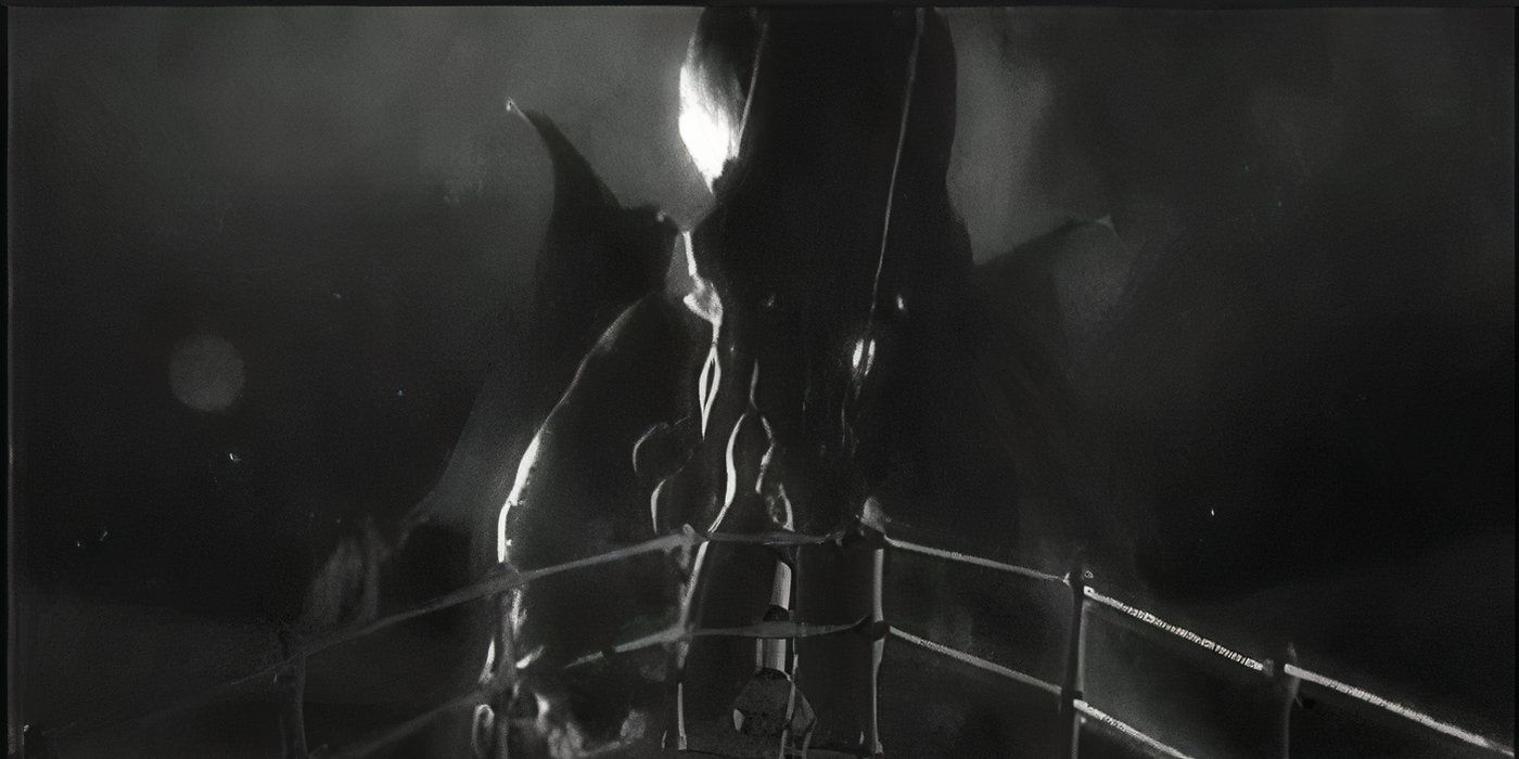 The silhouette of Cthulhu before a ship in The Call of Cthulhu