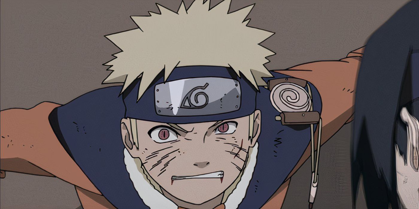 Naruto saves Sasuke from Orochimaru in Naruto.