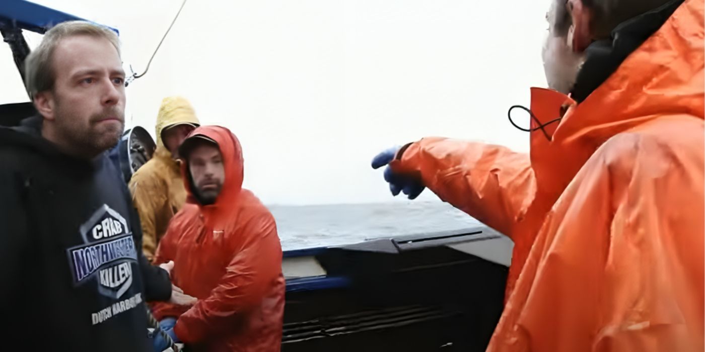 Matt Bradley is yelled at on 'Deadliest Catch.'