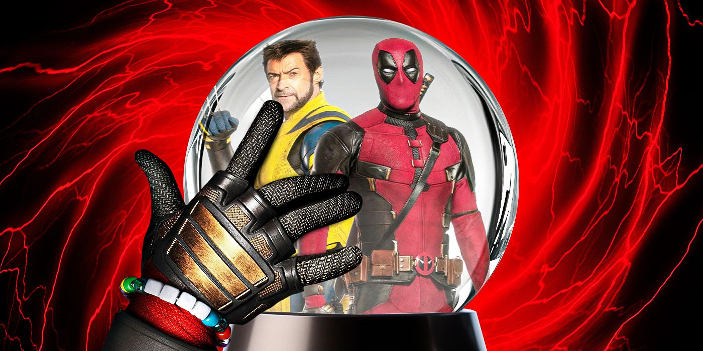 Deadpool and Wolverine in a crystal ball