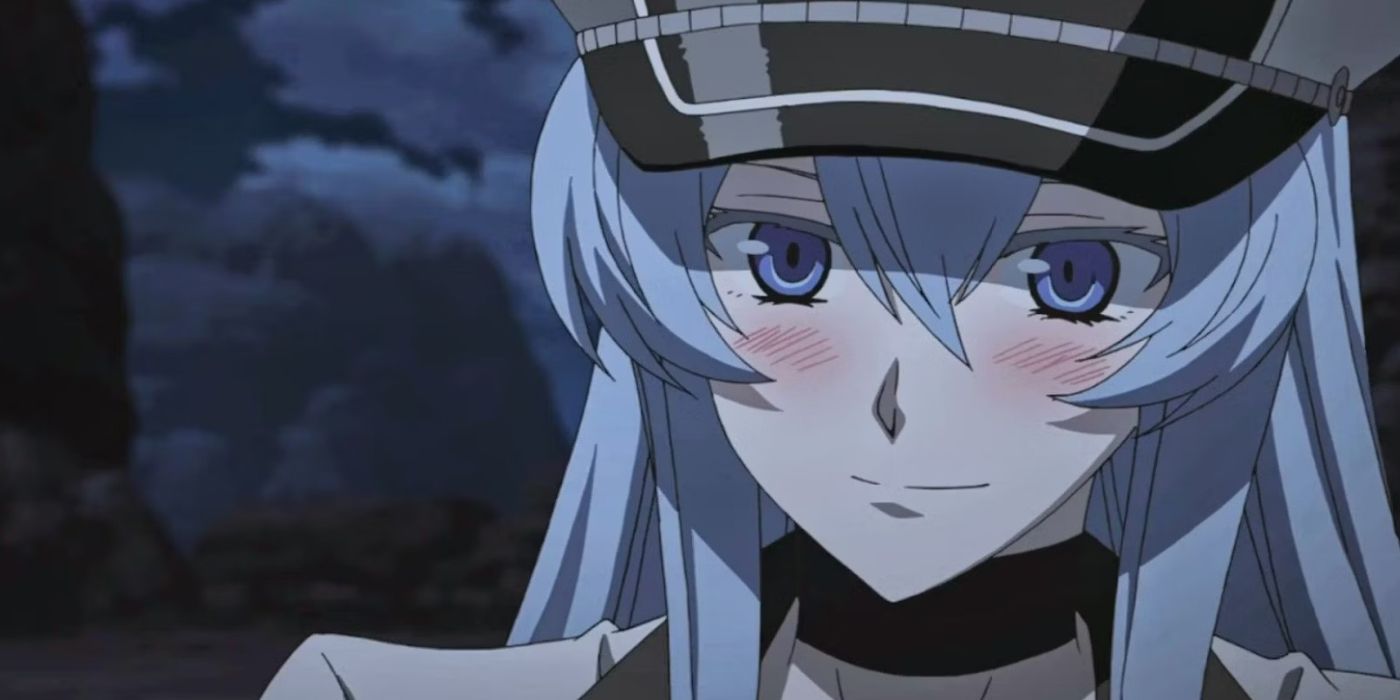 Esdeath se sonroja y ríe, Akame mata.