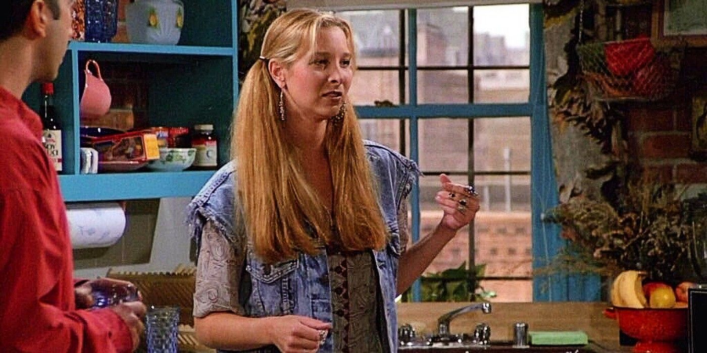 Phoebe talking in the Friends pilot