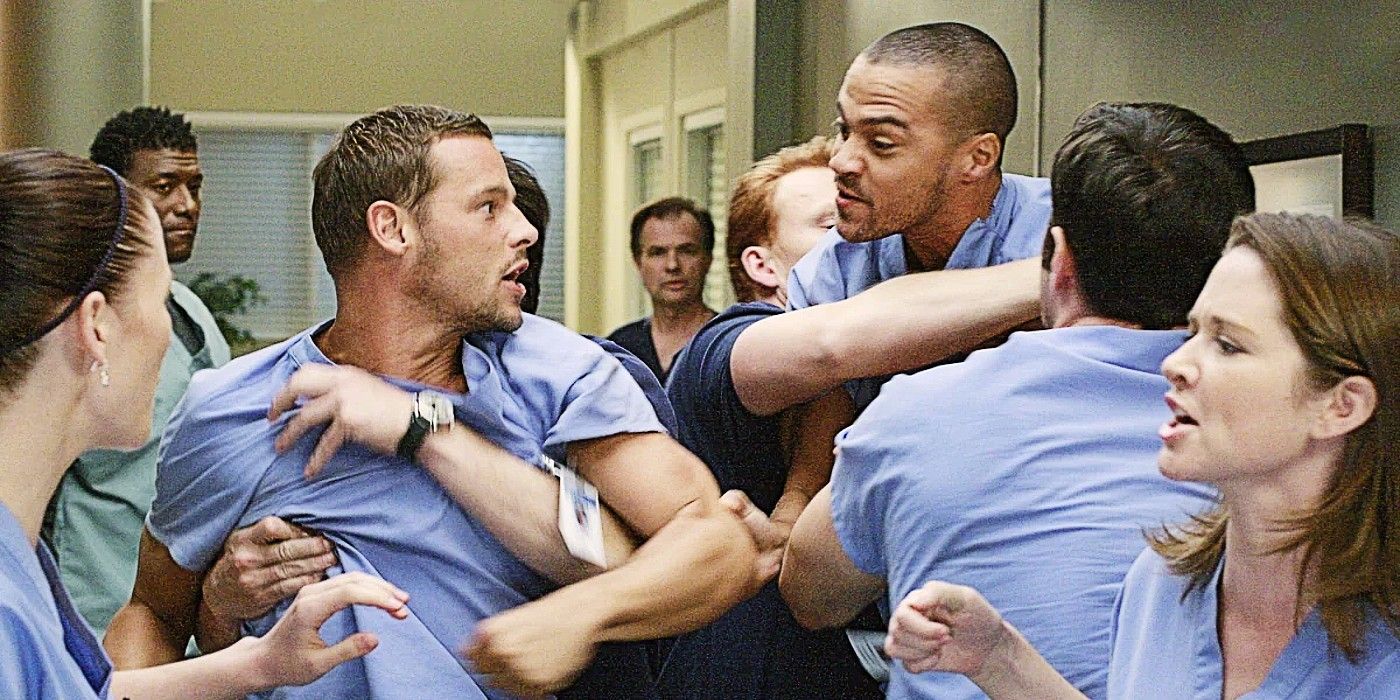 Alex Karev y Jackson Avery pelean en Grey's Anatomy