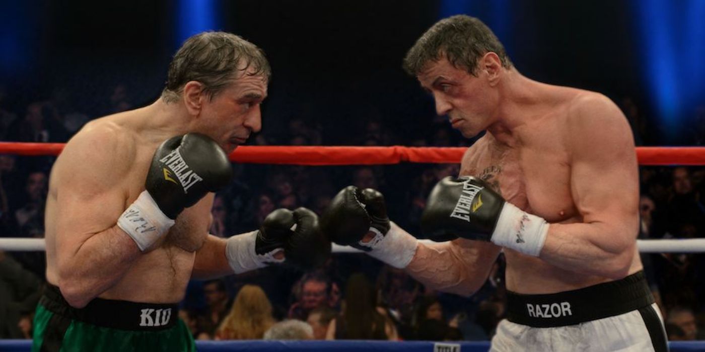 Robert DeNiro fighting Sylvester Stallone in Grudge Match