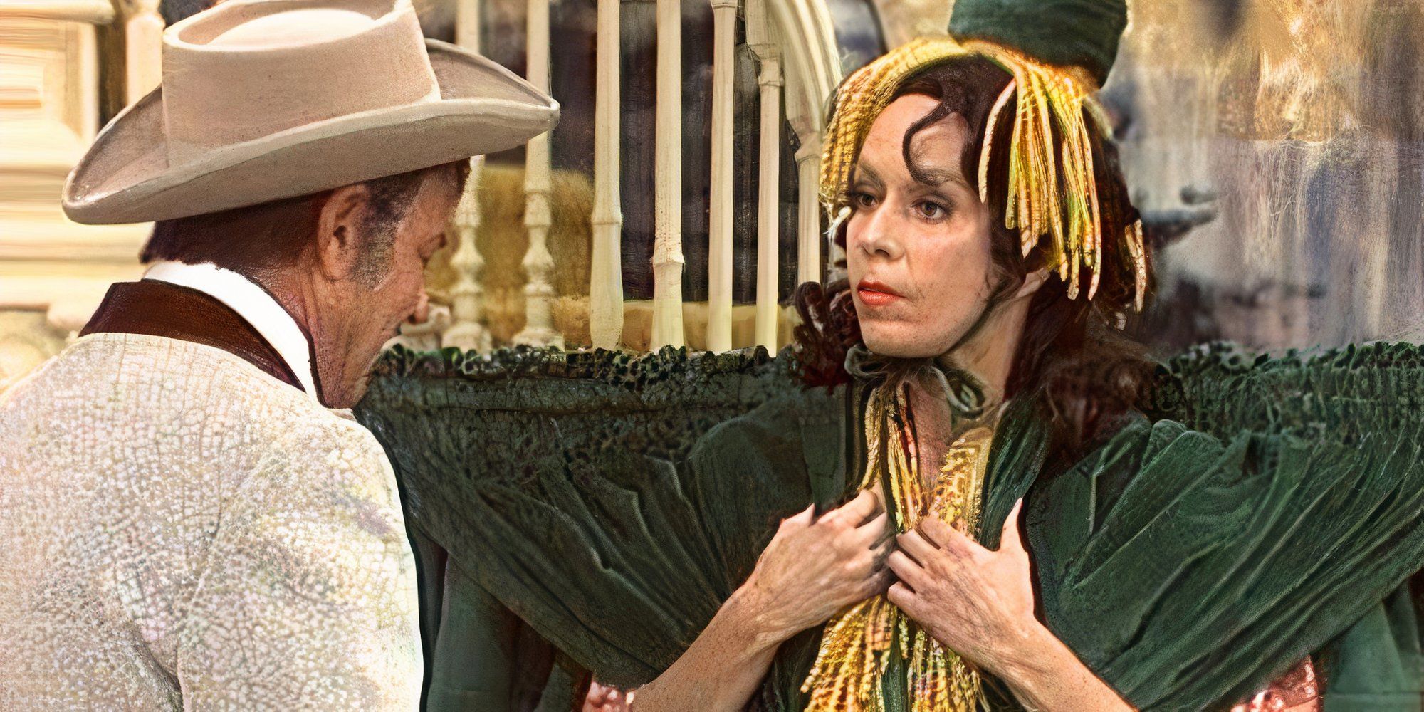 Harvey Korman standing in front of Carol Burnett in The Carol Burnett Show sketch &ldquo;Went With The Wind&rdquo;&quot;