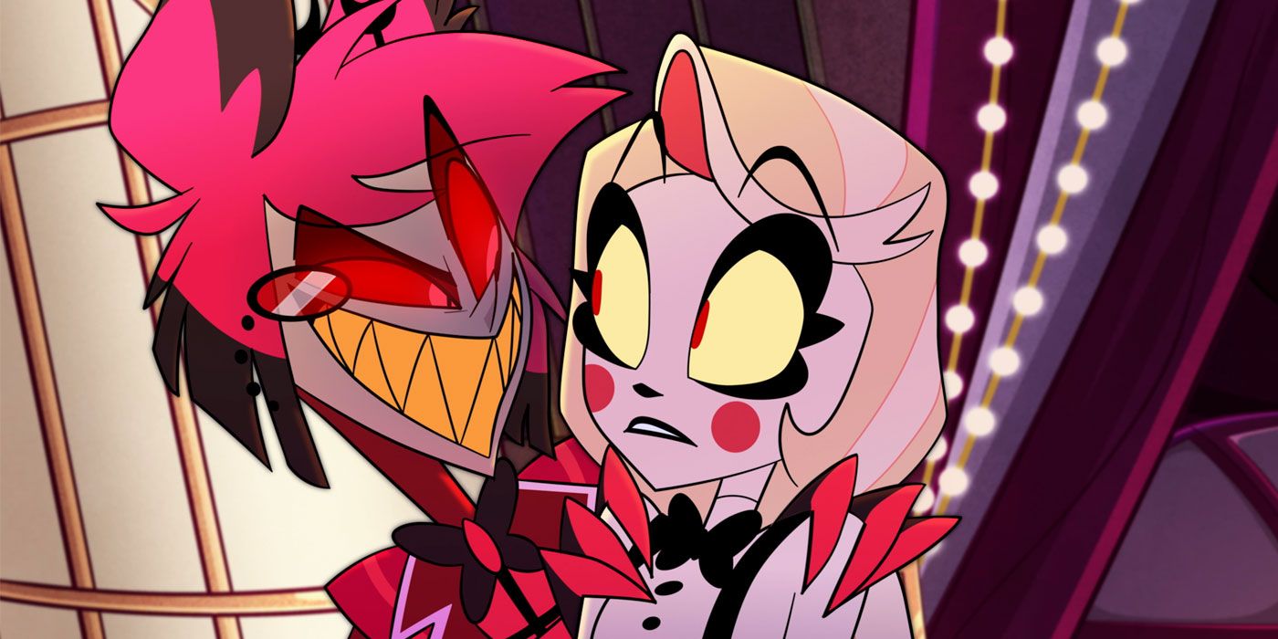 Hazbin Hotel&rsquo;s Alastor smiling while Charlie looks at him
