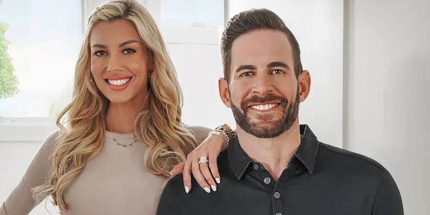 Heather Rae and Tarek El Moussa posing for a picture together