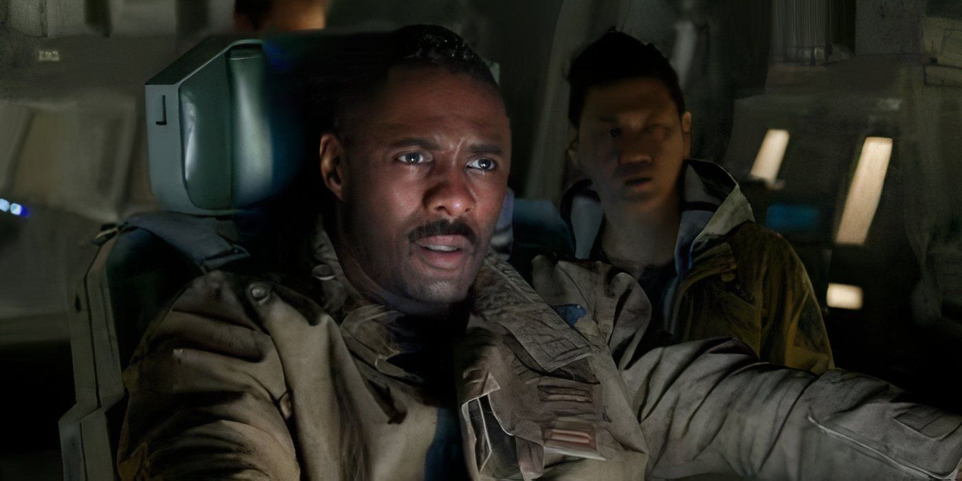 Captain Janek piloting the Prometheus in Prometheus