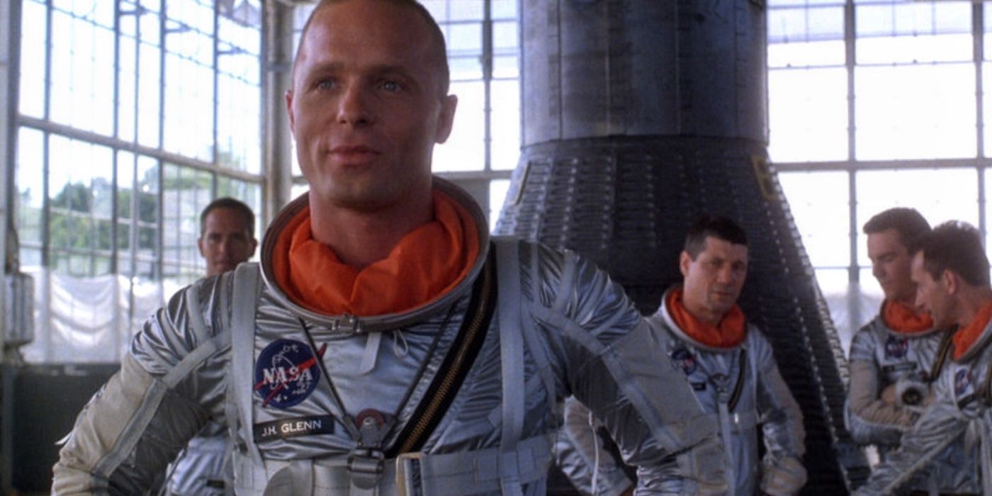 Ed Harris as astronaut John Glenn in The Right Stuff