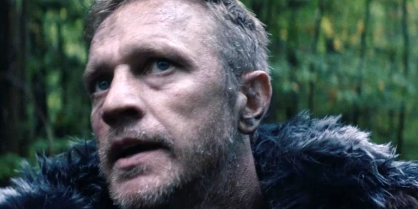 Devon Sawa in the woods looking concerned in Consumed. 