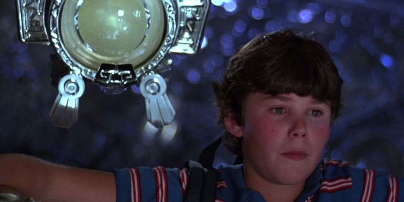 Joey Cramer controlling the spacecraft in Flight of the Navigator