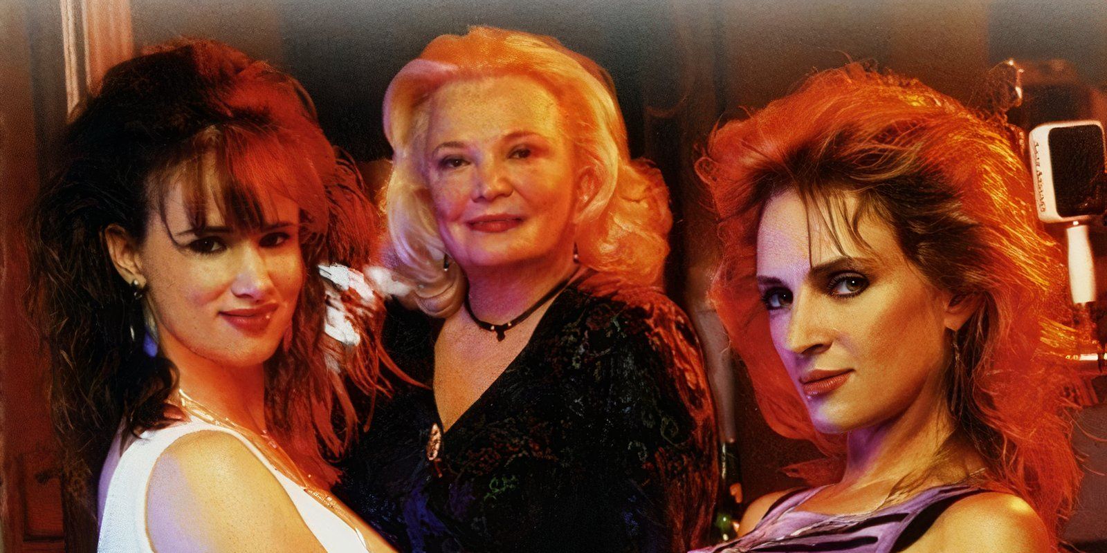 Juliette Lewis, Gena Rowlands, and Uma Thurman in the poster for Hysterical Blindness