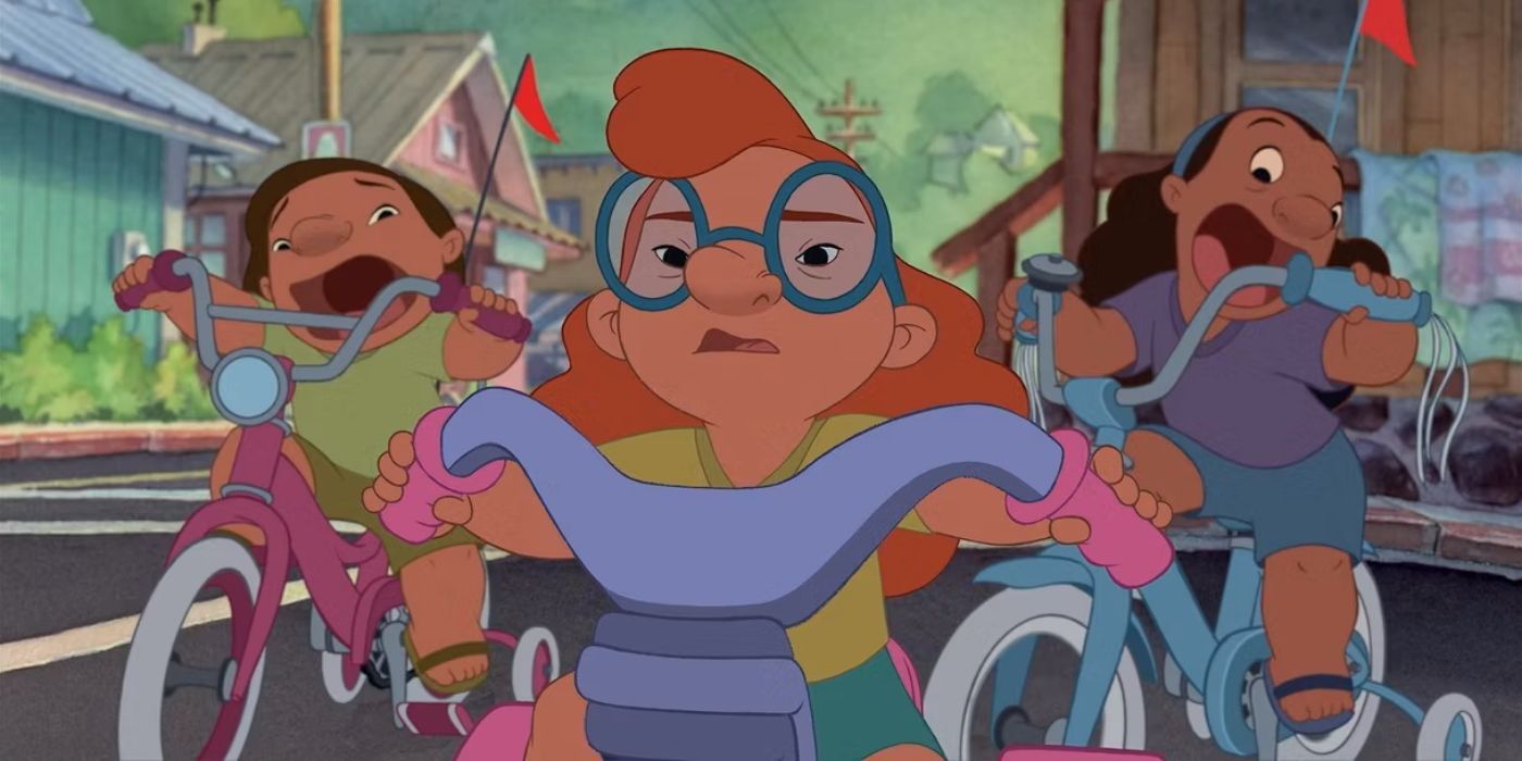Mertil Edmonds and her possie from Lilo & Stitch
