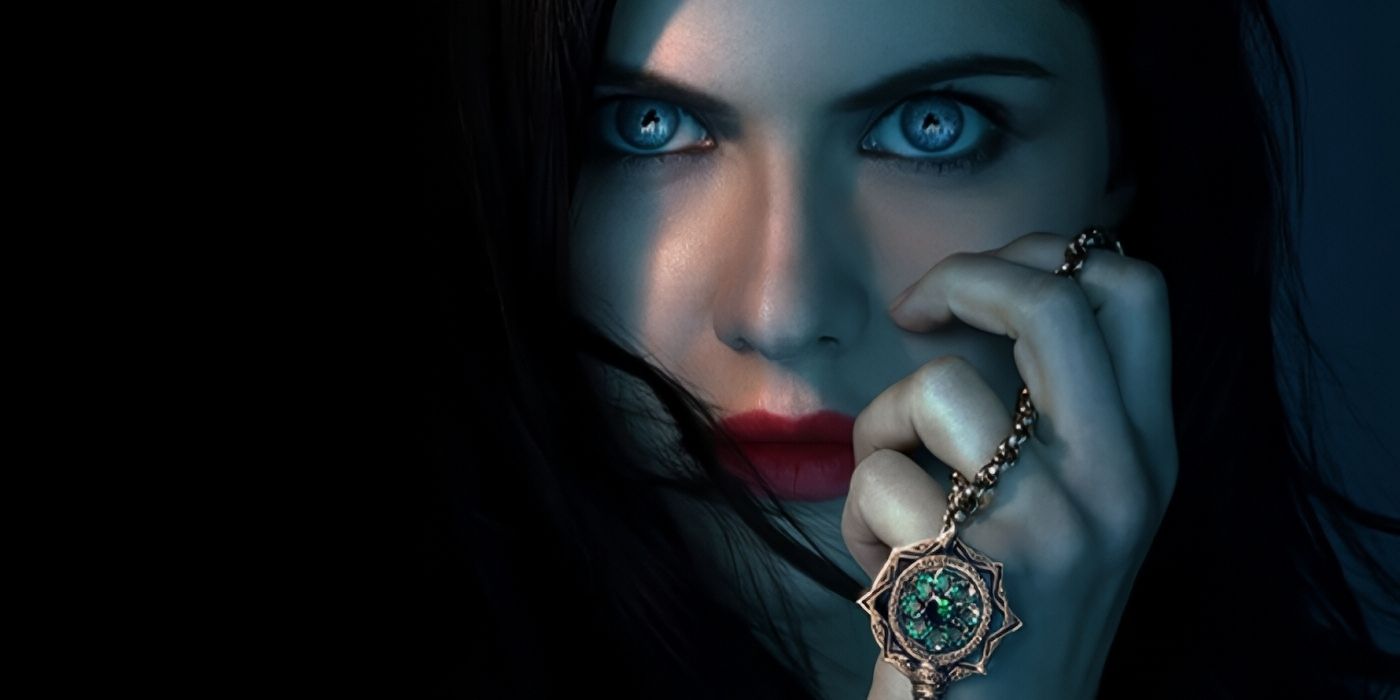 Alexandra Daddario in a poster for Mayfair Witches