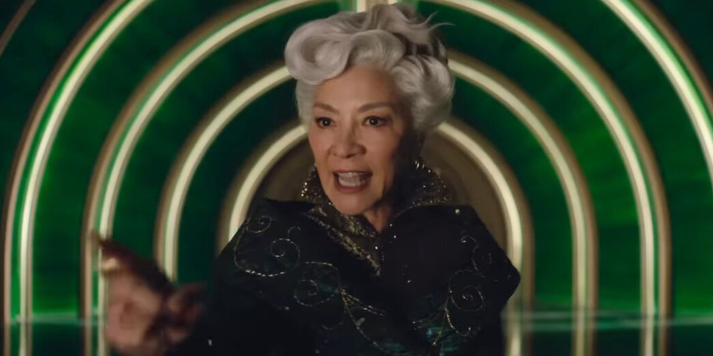 Michelle Yeoh como Madame Morrible en Wicked