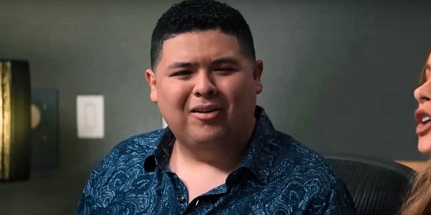 Manny, portrayed by Rico Rodriguez, has a lively discussion in Modern Family