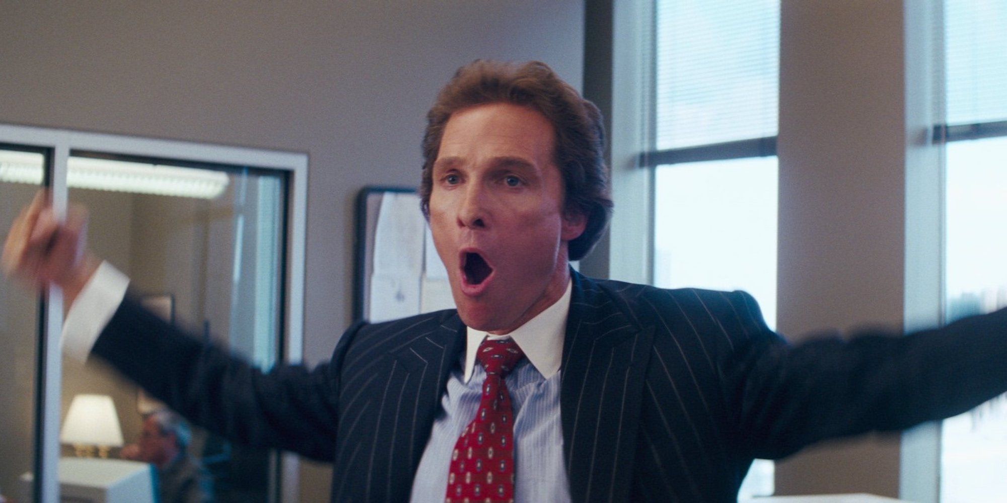 Matthew McConaughey as Mark Hanna in The Wolf of Wall Street