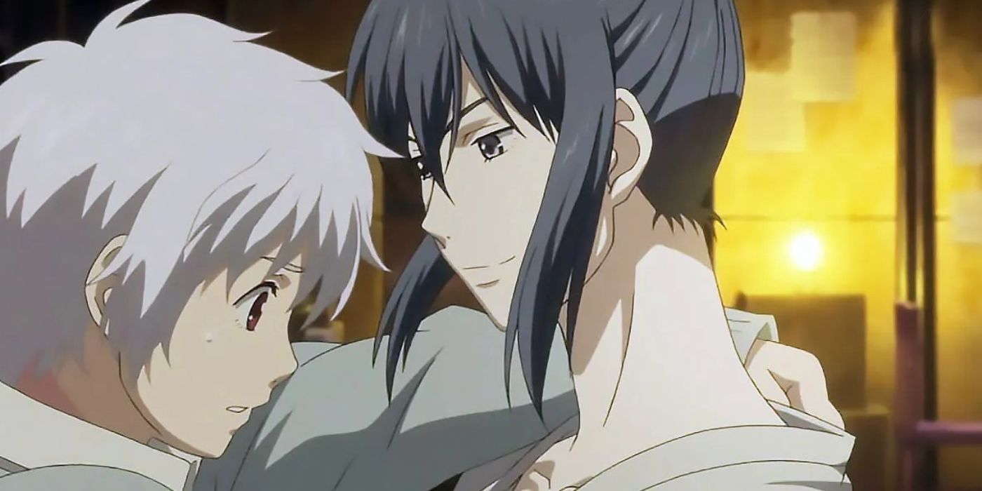 Nezumi and Shion dancing together, No.6