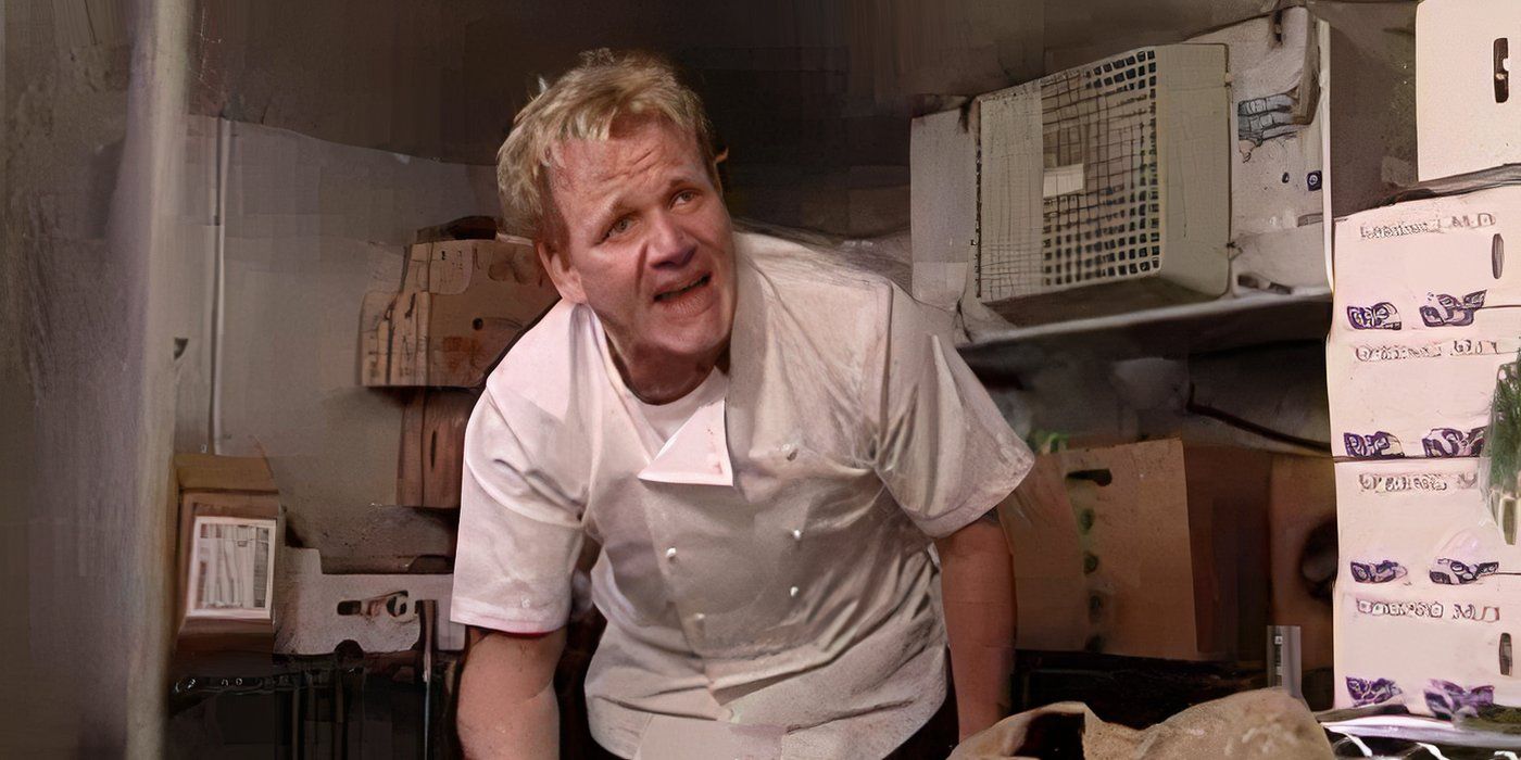 Gordon Ramsay shouting in 'Kitchen Nightmares'.