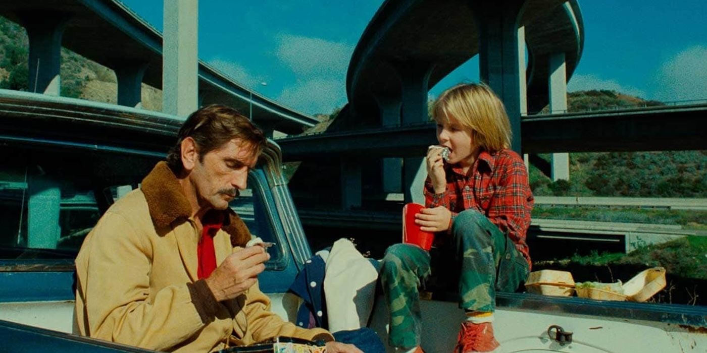 Harry Dean Stanton and Hunter Carson in Paris, Texas