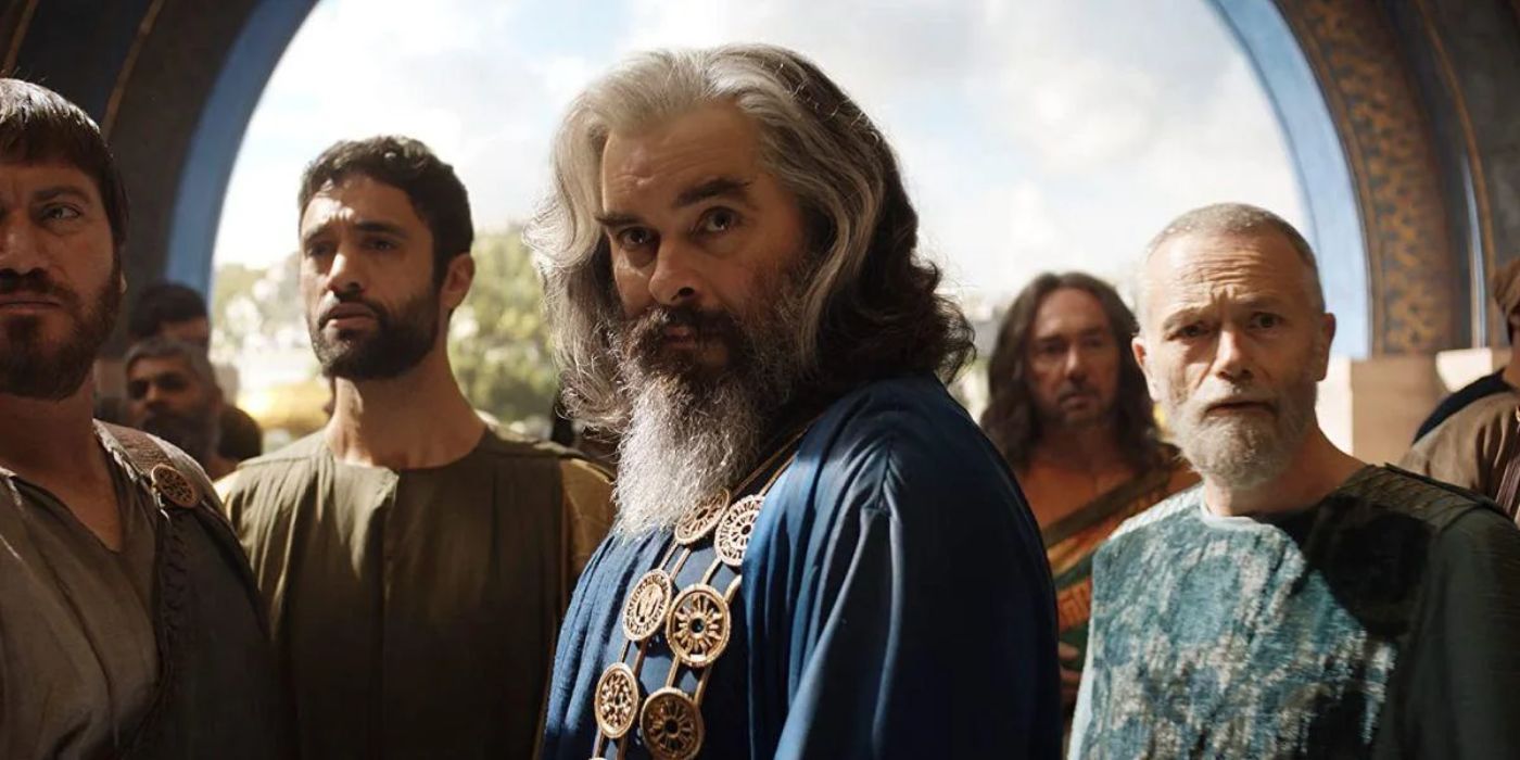 Pharazon, played by Trystan Gravelle, in &lsquo;The Lord of the Rings: Rings of Power.'