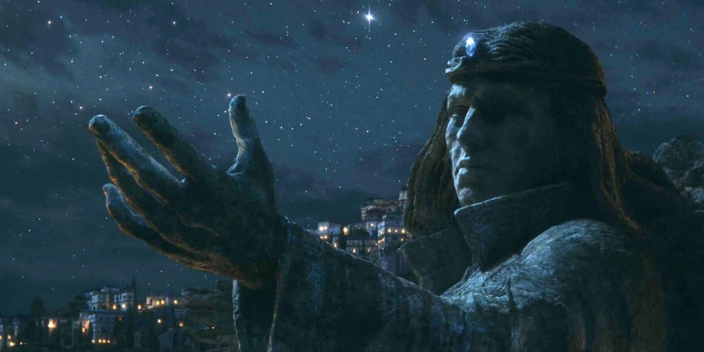 A statue of Eärendil as seen in Númenor in 'The Lord of the Rings: The Rings of Power.'