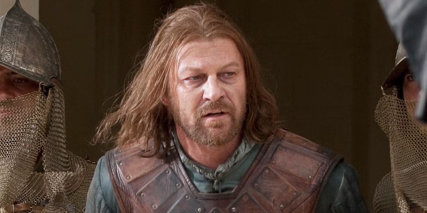 Sean Bean as Ned Stark in Game of Thrones.