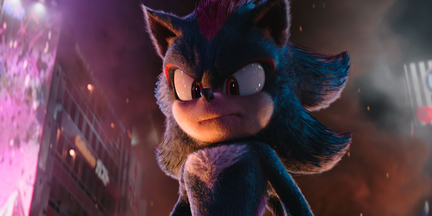 Shadow (Keanu Reeves) arrives in Sonic the Hedgehog 3.